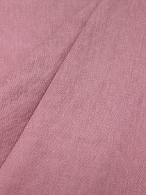 Муслин Премиум двухслойный гладкий цв.Темная роза, ш.2.5м, хлопок-100%, 120гр/м.кв