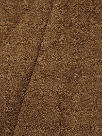 Махровая ткань цв.Темный песочно-коричневый, ш.1.5м, хлопок-100%, 350гр/м.кв