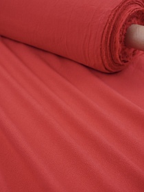 Хлопок крэш цв.Красный с малиновым оттенком, СОРТ2, ш.1.4м, хлопок-100%, 160гр/м.кв
