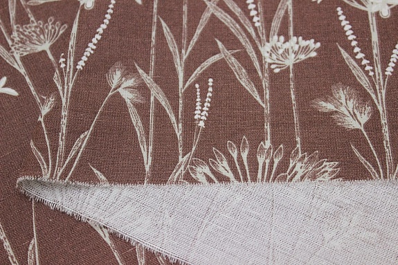 Хлопколен "Тишина природы", ш.1.5м, лен-15%, хлопок-85%, 210гр/м.кв