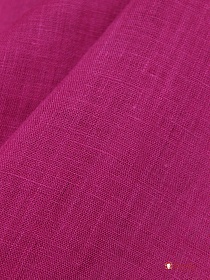 Лен сорочечный с эффектом мятости цв.Розовая фуксия, ш.1.45м, лен-100%, 125гр/м.кв