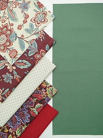 Набор тканей для рукоделия "Царевна", 45см*30см, 6шт