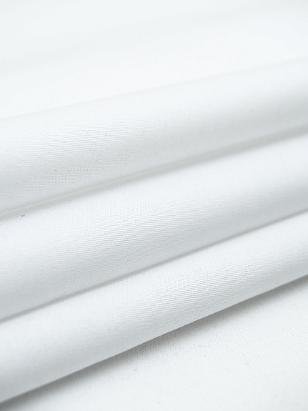 Мерный лоскут Импортный хлопок цв.Белый, ш.1.55м, хлопок-100%, 115гр/м.кв