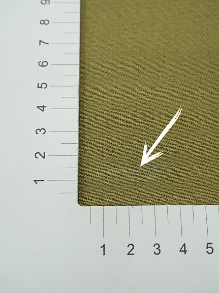 Саржа цв.Оливково-коричневый, ш.1.55м, хлопок-100%, 270гр/м.кв