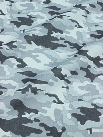 Бязь "Камуфляж" цв.серый, ш.1.5м, хлопок-100%, 120гр/м.кв