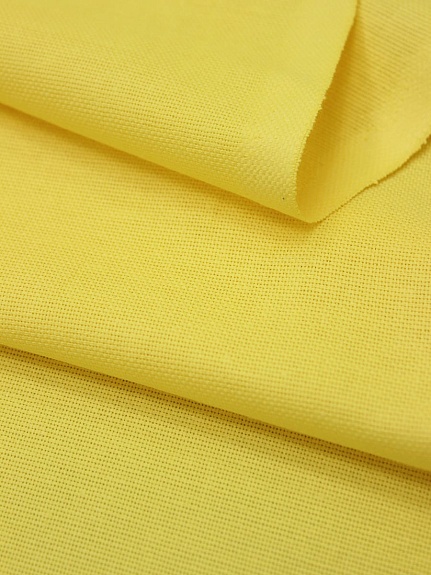 Рогожка цв.Светло-желтый, ш.1.5м, хлопок-100%,160гр/м.кв