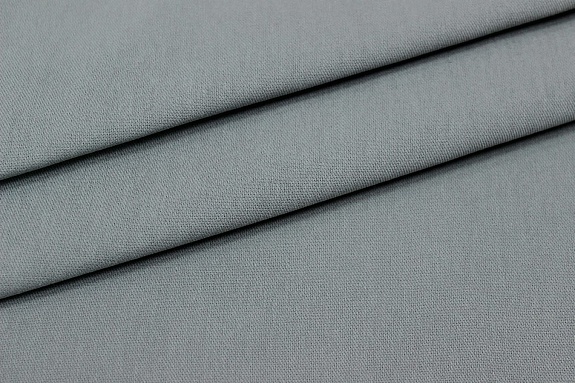 Мерный лоскут Плательный хлопок цв.Св.мятно-серая дымка, ш.1.5м, хлопок-100%, 140гр/м.кв
