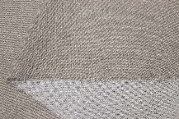 Бязь "Рубчик меланж" цв.бежево-кофейный, ш.2.2м, хлопок-100%, 120гр/м.кв