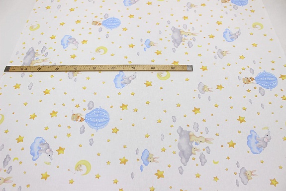 Бязь "Мамина сказка", (комп), ш.1.5м,  хлопок-100 %, 120гр/м.кв