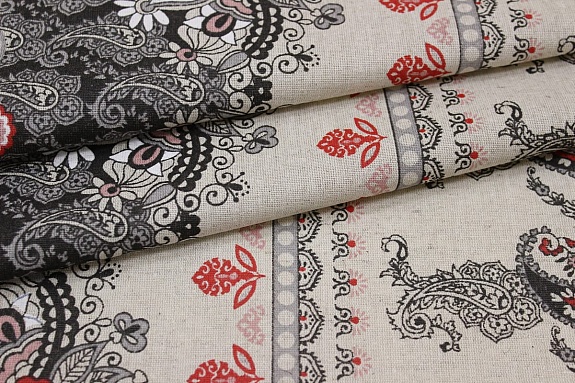 Полулен "Энси" (на суровом), СОРТ2, ш.1.5м, лен-30%, хлопок-70%, 140гр/м.кв