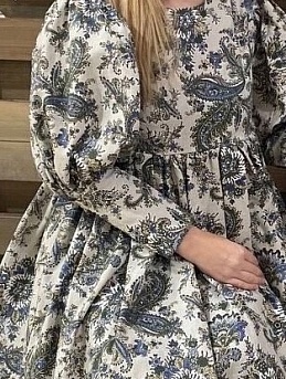 Платье из полульна поэма "Сказочный сад"