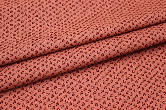 Импорт. хлопок "Дорит" цв.темно-лососевый, ш.1.5м, хлопок-100%, 100гр/м.кв