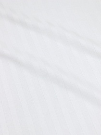 Сатин-страйп цв.Белый (оптически отбеленный) (1см*1см), ш.2.2м, хлопок-100%, 130гр/м.кв