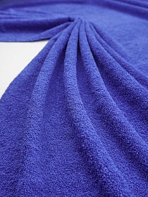 Махровая ткань цв.Васильково-фиолетовый, ш.1.5м, хлопок-100%, 350гр/м.кв