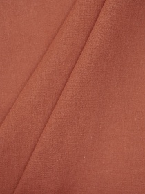 Вареный (стираный) хлопок цв.Терракотовый, ш.2.5м, хлопок-100%, 105гр/м.кв