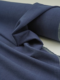 Крапива Рами (Ramie) с хлопком цв.Чернильно-синий, ш.1.4м, крапива-50%, хлопок-50%, 220гр/м.кв