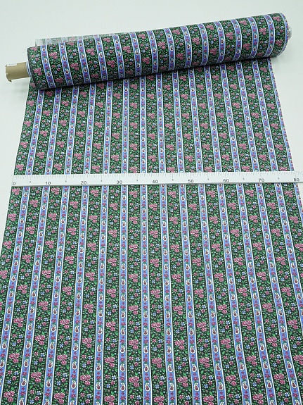 Ситец "Фанни - розовые цветы", ш.0.8м, хлопок-100%, 90гр/м.кв