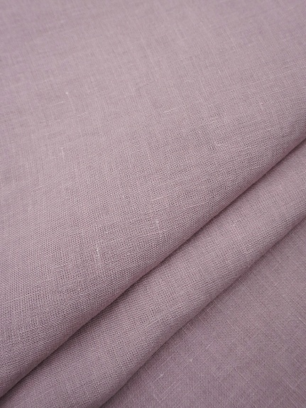 Лен постельный с эффектом мятости цв.Розово-сиреневый флер, ш.2.45м, лен-100%, 165гр/м.кв