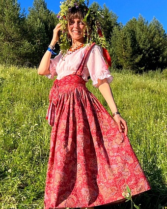 Сарафан из перкали "Сказка"