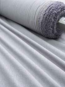 Вареный (стираный) хлопок цв.Серо-сиреневый меланж, ш.2.5м, хлопок-100%, 115гр/м.кв