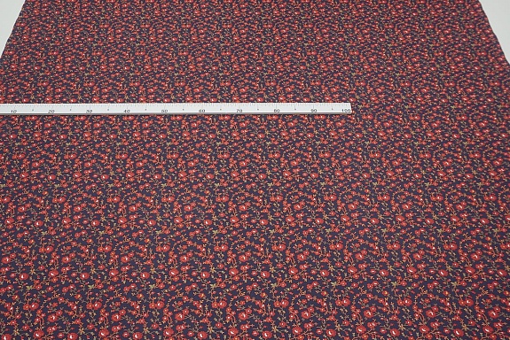 Перкаль "Сад Эдема" цв.фиолетовый флер, ш.1.5м, хлопок-100%, 120гр/м.кв