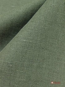 Мерный лоскут Полулен цв.Темная сухая трава, ш.1.5м, лен-57%, хлопок-43%, 200гр/м.кв
