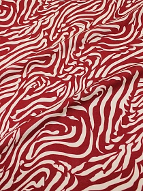 Штапель "Иммерсия" цв.насыщенный красно-терракотовый, ш.1.45м, вискоза-100%, 90гр/м.кв