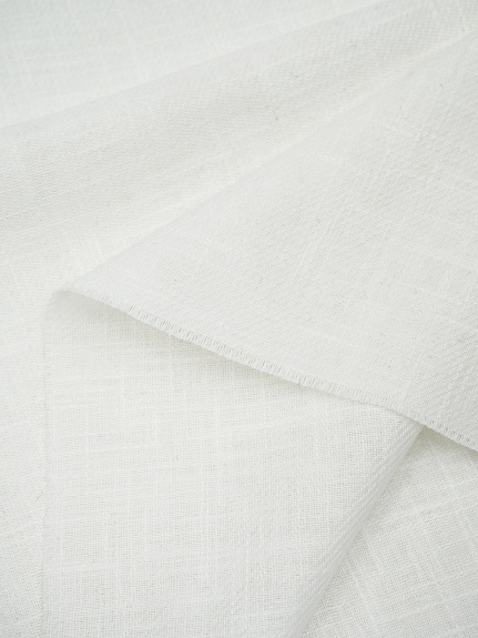 Крапива Рами (Ramie)-диагональ, цв.Белый, ш.1.4м, крапива-100%, 230гр/м.кв