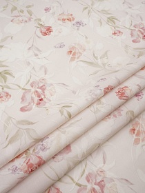 Импорт. хлопок Digital "Рассветные мечты" цв.св.бежево-персиковый, ш.1.5м, хлопок-100%, 90гр/м.кв