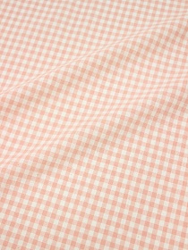 Вареный (стираный) хлопок "Клетка (0.4*0.4см)" цв.персиковый, ш.2.5м, хлопок-100%, 115гр/м.кв