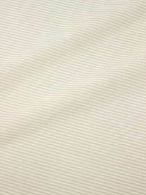 Вареный (стираный) хлопок "Белая полоска на бежево-молочном меланже", ш.2.5м, хл-100%, 110гр/м.кв