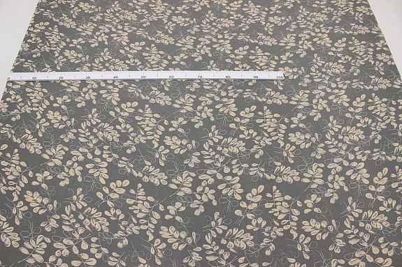 Штапель Премиум "Дыхание осени" цв.шалфей, СОРТ2, ш.1.46м, вискоза-100%, 115гр/м.кв