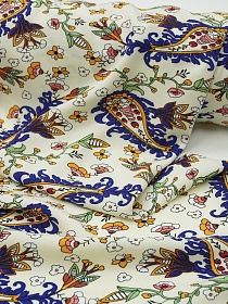 Штапель "Джалия" цв.шампань, СОРТ2, ш.1.45м, вискоза-100%, 100гр/м.кв