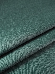 Джинс с ворсом цв.Темная винтажная хвоя, ш.1.5м, хлопок-100%, 330гр/м.кв