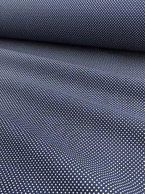 Импорт. хлопок "Горошек 1.5/2 " цв.сине-фиолетовый, СОРТ2, ш.1.45м, хлопок-100%, 115гр/м.кв