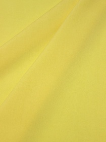 Штапель цв.Светлый лимонно-желтый, ш.1.42м, вискоза-100%, 110гр/м.кв