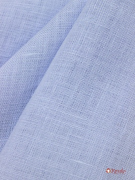 Лен костюмный с эффектом мятости цв.Светлый сиренево-голубой, ш.1.45м, лен-100%, 190гр/м.кв