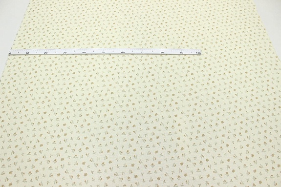 Муслин двухслойный с эф.жатости "Агнешка" цв.шампань, ш.1.35м, хл-100%, 120гр/м.кв