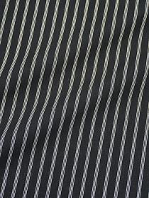 Пестрядь "Тройные полоски (7мм)" цв.черный, ш.1.45м, хлопок-95%, п/э-5%, 115гр/м.кв