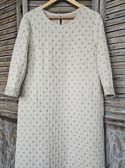 Платье и жакет из льняных тканей