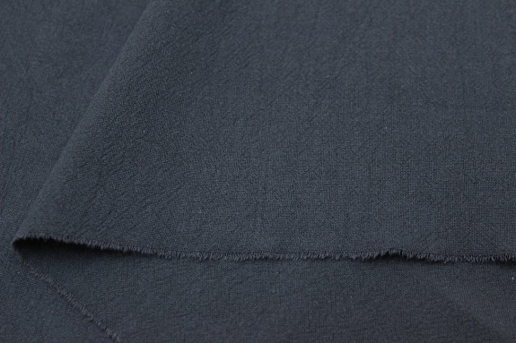Хлопок крэш цв.Темно-серый с оттенком морской волны-2, ш.1.40м, хлопок-100%, 160гр/м.кв