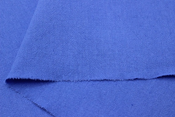 Хлопок крэш цв.Васильково-голубой-2, СОРТ2, ш.1.4м, хлопок-100%, 160гр/м.кв