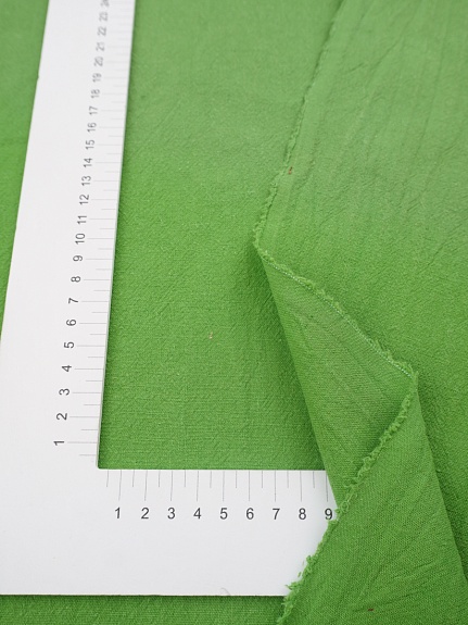Крапива Рами (Ramie) с хлопком цв.Темно-салатовый, ш.1.4м, крапива-50%, хлопок-50%