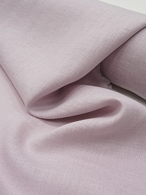 Лен костюмный с эффектом мятости цв.Розово-сиреневый флер, ш.1.45м, лен-100%, 190гр/м.кв