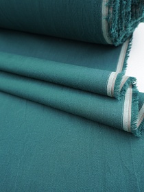 Вареный (стираный) хлопок цв.Зеленая морская волна, ш.2.5м, хлопок-100%, 110гр/м.кв