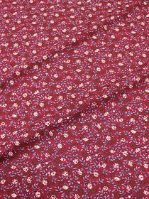 Мерный лоскут - Импорт.хлопок "Мелания" цв.т.малиновый, ш.1.5м, хлопок-100%