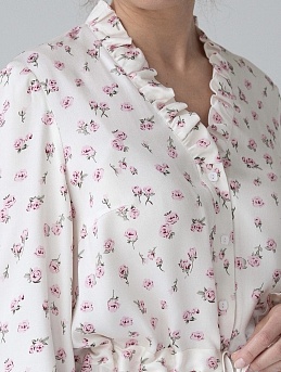 Блуза из Вискозного атласа "Воздушная нежность"