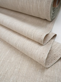 Лен костюмный цв.Натуральный, ш.1.5м, лен-100%, 270гр/м.кв