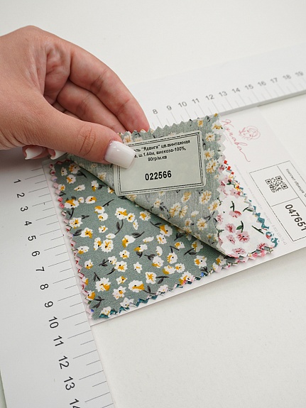 Комплект образцов "Штапель принт" №7