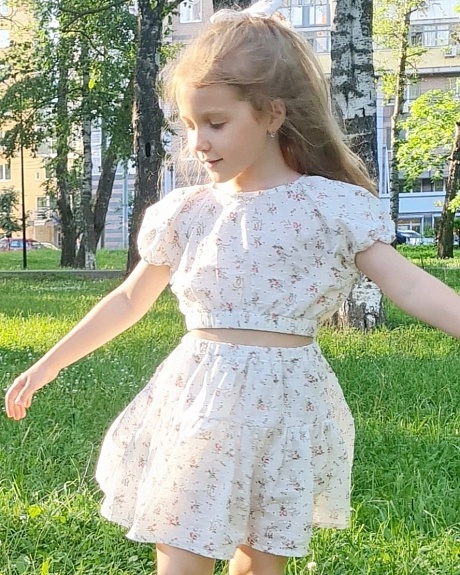Детские костюмчики из фактурного хлопка